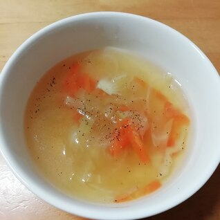 シンプルな野菜スープ